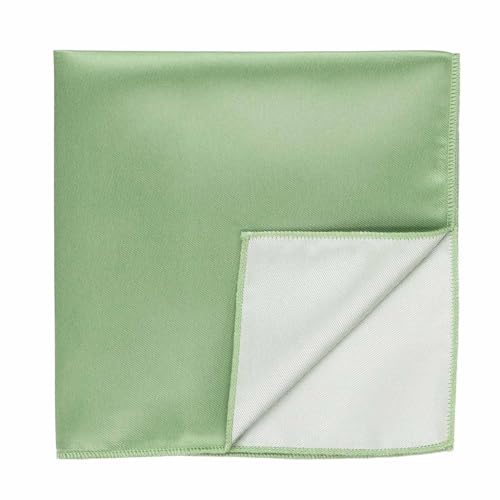 Image of tiemart Solid Color Pocket Squares for Men | For Suits, Perfect for Wedding Parties, 12 x 12 inch / 30 x 30 cm