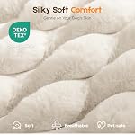 Orthopedic Dog Bed for Large Dog, Waterproof Pet Bed,Non-Slip Bottom and Egg-Crate Foam with Removable Washable Cover Crate Bed,Cream,36"x27"x3" - Image 2