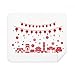 Lantern Red Chinese Paper Cutting Pattern Cleaning Cloth Screen Cleaner 2pcs Suede Fabric