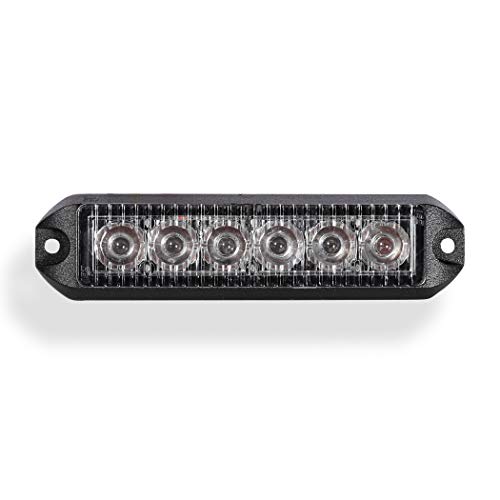 Swift 3.0 Tir 3 Watt 6 Led Emergency Vehicle Grill Warning Light Head Model A-1376 Dc 12/30V Led Color #TOP6