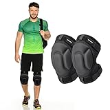 → Las rodilleras protectoras de neopreno EULANT con doble cinta adhesiva pueden proporcionar un refuerzo adicional y evitar que se deslicen hacia abajo, independientemente de si se usan sobre o debajo de los pantalones, incluso durante actividades intensas.