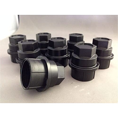 Zdlmjdg 8 Black Lug Nut Covers Cap Compatible With Full Size Truck Lnc355-8Pc #TOP2