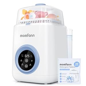 Momfann Baby-Flaschenwascher Sterilisator & Trockner All-in-One