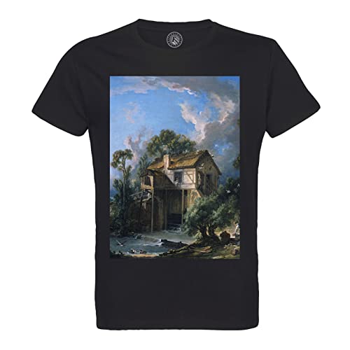 T-shirt homme col rond en coton bio idéal pour les amateurs d'art et de France