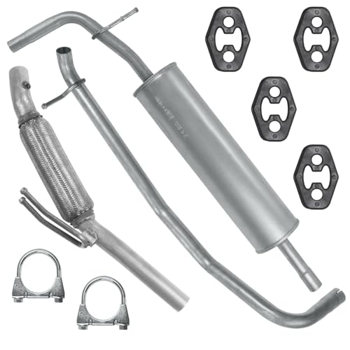 Polmo Schalldämpferset Auspuffanlage Auspuff für VW UP! 1 I 2011-08/2020 1.0