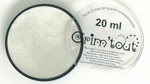 Grim’tout Professional Face Paint Jar (Pearl White, 20ml)