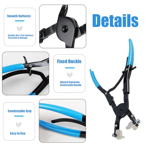 Alicate para abrazaderas de manguera flexible de 13,98 pulgadas 7