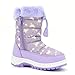 Nova Mountain Boys Girls Little Kids Winter Snow Boots,NF NFWB103 LilacUnicorn 8