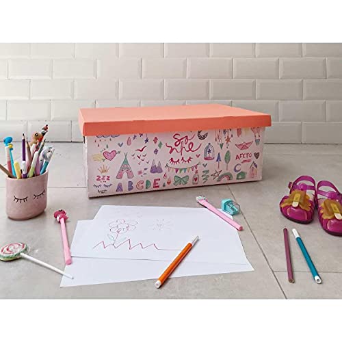 Caixa Organizadora Media Crianca Feliz, Protêa, 2212.02.0005, Criança Feliz