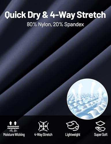 MIER Running Shorts for Women Quick Dry Soft Stretch Workout Athletic Gym Sports Active Shorts with Pockets, 4 Inch Inseam3