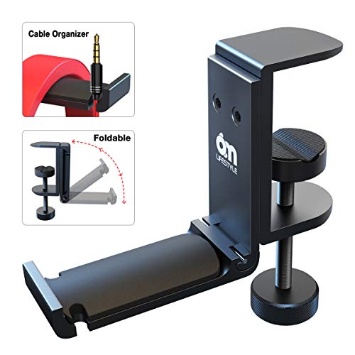 Soporte de aluminio para auriculares