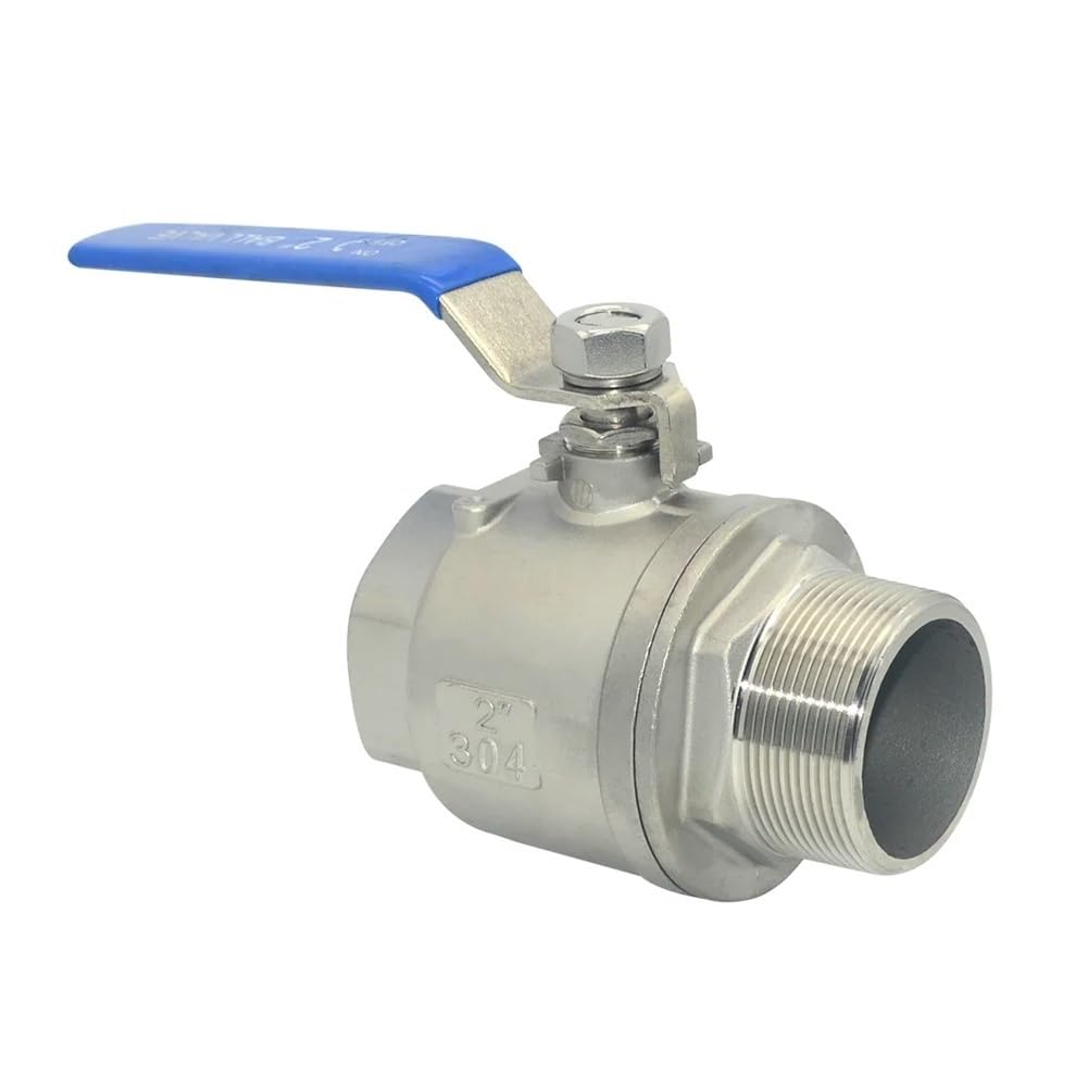 Female Stainless Steel 304 Pipe Ball Valve Female Threaded Sanitary Ball Valve Straight 1/4" 1/2" 3/8" 3/4" 1" 1-1/4" 1-1/2"(1-1/2")