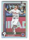2025 Topps Chrome Update Refractor #USC32 Harrison Bader Philadelphia Phillies MLB Baseball Trading Card