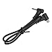 Lightweight Flash PC Sync Cord, 12 Inch 2.5mm Plug to Male Sync Cable for Camera PC Port, Wired Connection of Off Machine Flash