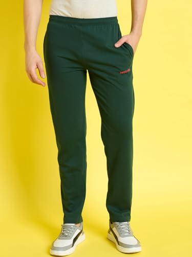 Image of bearbrother Men's Regular Fit Solid Trackpants