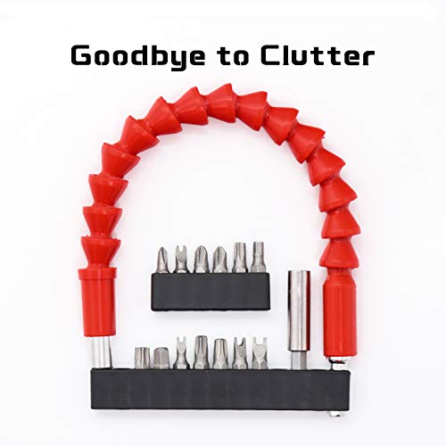 3-13 Holes Hex Shank Screwdriver Bit Holder, Drill Bit And Driver Bit Plastic Screwdriver Head Storage Case, 9 Pcs Poly Bag By Mkmkyee #TOP2