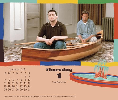 2026 Friends Day-at-a-Time Box Calendar - image 3