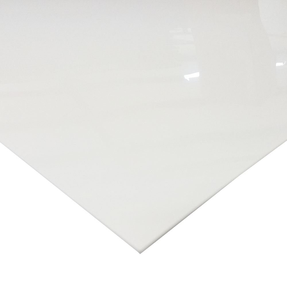Rigid Vinyl Sheet .020" x 25" x 52" Gloss White (10 Pack)