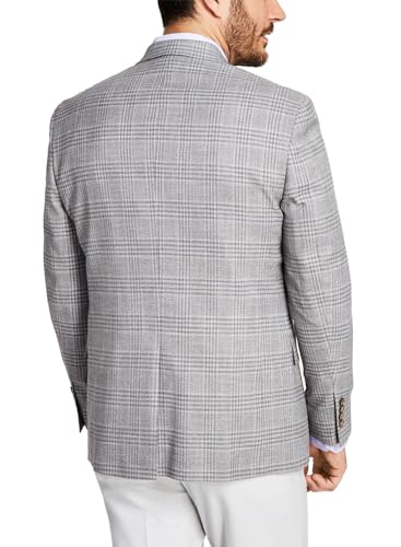 Lauren Ralph Lauren Mens Lexington Classic Fit Plaid Suit Jacket Gray 38R2