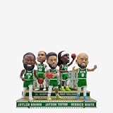 Jayson Tatum, Jaylen Brown, Derrick White, Jrue Holiday & Al Horford Boston Celtics 2024 Eastern Conference Champions Mini Bobblehead Scene Bobblehead NBA Basketball
