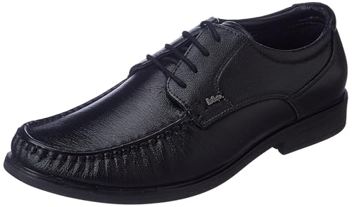 Image of Lee Cooper LC2131B3R Men's Leather Derby Formal Shoes | Lightweight, Comfortable & Stylish Lace-Ups for Office, Business