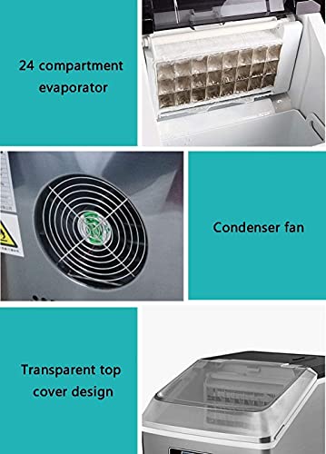 Fabricadora portátil de hielo de acero inoxidable miniatura 4