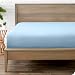 Fitted Bottom Sheet Premium 1800 Ultra-Soft Wrinkle Resistant Microfiber, Hypoallergenic, Deep Pocket (Full, Light Blue)