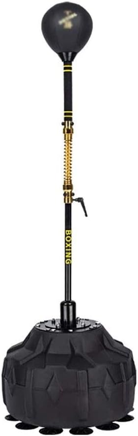 Adjustable Solid PU Boxing Bag with Reflex Bar Speed Punching Ball for Home Outdoors Gym Adults, Punching Bag Stand with Suction Cup Base, Reflex Boxing Bag for Stress Relief & Fitness