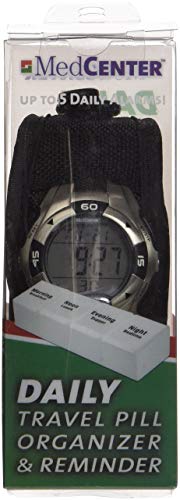 MedCenter 46441 Daily Travel Watch Pill Organizer