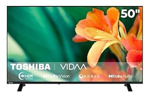 Toshiba 50UV1563DDW 50 Zoll Smart TV VIDAA - 4K UHD Fernseher mit Dolby Vision HDR, Triple-Tuner (DVB-C/S2/T2) und Streaming Apps, LED TV (2026)