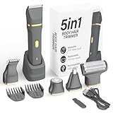 5-en-1 Recortadora de Bikini para Mujeres Afeitadora Eléctrica (Negro)
