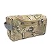 Parshall Sac de rangement étanche pour homme - Trousse de toilette - Trousse de toilette - Pour lotion, crème, rasoir, dentifrice, shampooing, tissu Oxford, Jaune camouflage.,