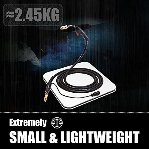 Mulmart 15Ft M-150 M-15 M15 M150 Mig Welding Gun Welding Torch Stinger Replacement For Miller 150A,Millermatic 90, 35/120 / 130 / 130Xp /135 / 140S / 150/175 / 180S /185,Hobart Ironman 210 #TOP6