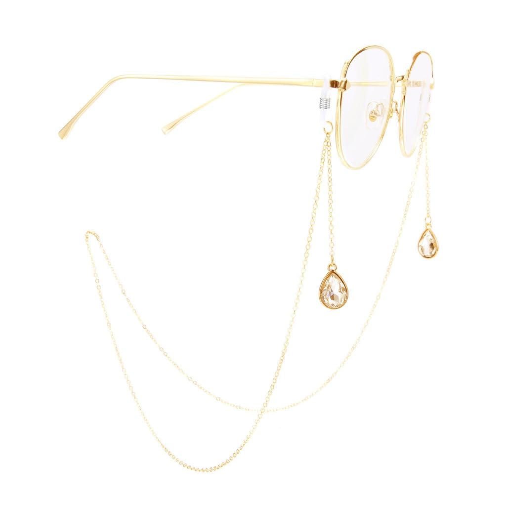 Chaîne lunettes pendentif goutte empêche la chute des montures - 6