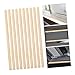 SOLUSTRE 10pcs Wooden Window Molding Trim Decorative Wall Trim Faux Windows for Diy Projects