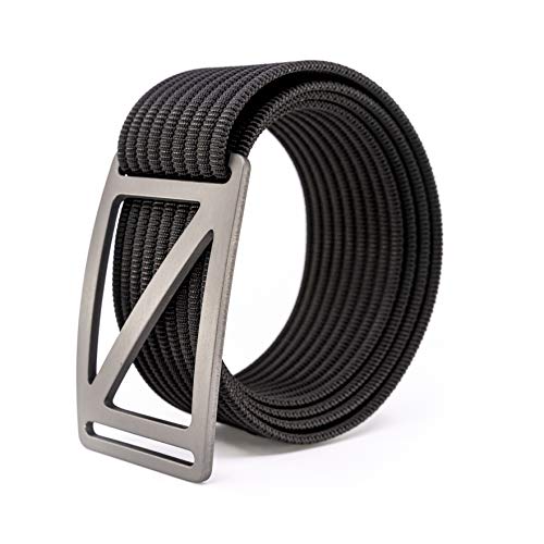 GRIP6 Ultralight Slope Belt: Durable Belts for Men & Women with Aluminum Belt Buckle Nylon Tactical Belt for Outdoor Use