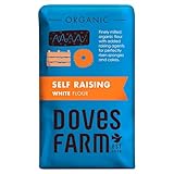 Doves Farm Organic Self Rising Flour 2.2 lb (1 kg) - Kosher & Vegan Friendly British Self Raising White Flour for Baking | Ideal for Cakes, Dessert and Everyday Baking | Imported UK Food