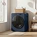 HOMCOM Mini Ablufttrockner 5kg Wäschetrockner mit Sterilisation, 6 Programmen bis zu 60℃, 1000W Trockner mit Touch-Screen, knitterfreiem Rückwärtsprogramm aus Edelstahl, Extra-Trocken-Modus Blau