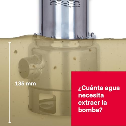 Miniatura 6 de T.I.P. 30072 Bomba De Inmersión Para Aguas Residuales Extrema 300 10 Pro Con Rueda De Impulsión De Acero Inoxidable