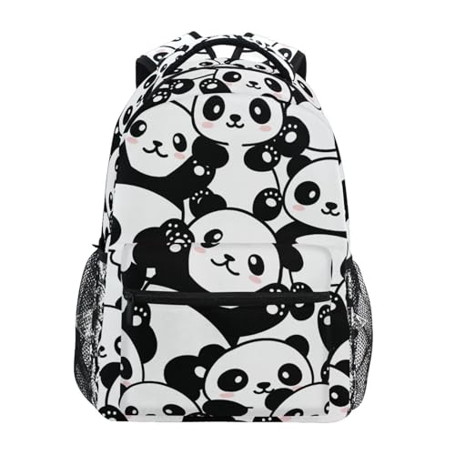 ALAZA Panda Backpack for Girls Elementary School Bag Kids