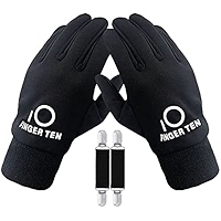 Gants De Ski Enfants Imperméables Et Chauffants – Doigts Tactiles, Poignets Réglables | Pour Ski, Vélo, Jeux Neige (8-14 Ans)