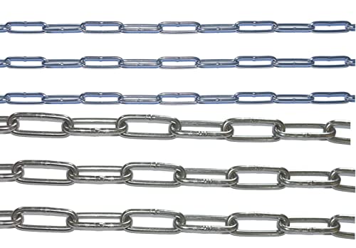 FP INOX - CHAINE inox Maillon Long en inox A2 ou A4 VENDU AU METRE (Diamètre 2mm, En inox A4) Cover