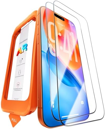 UltraGlass TOP 9H+ OptiArmor for iPhone 17 Pro Max Screen Protect...