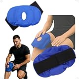 Bolsa Gel Compressa Terapêutica Quente e Fria Reutilizável Alívio de Dores Musculares Inflamações Inchaços para Joelho Ombro