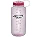Nalgene Wide Mouth Water Bottle, 1-Quart, Clear Pink