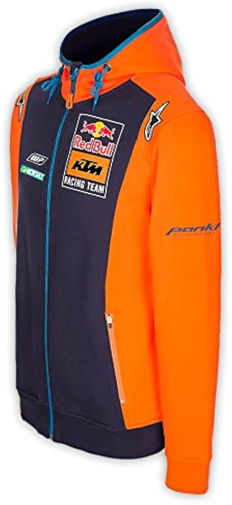 Red Bull KTM Official Teamline Zip Sudadera con Capucha, Azul Hombres  Hoodie, KTM Factory Racing Original Ropa \u0026 Accesorios : Amazon.es: Coche y  moto