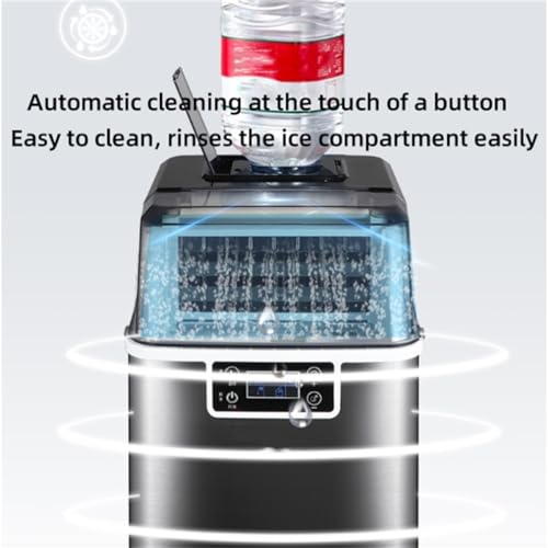 Máquina portátil para fabricar hielo con autolimpieza miniatura 6