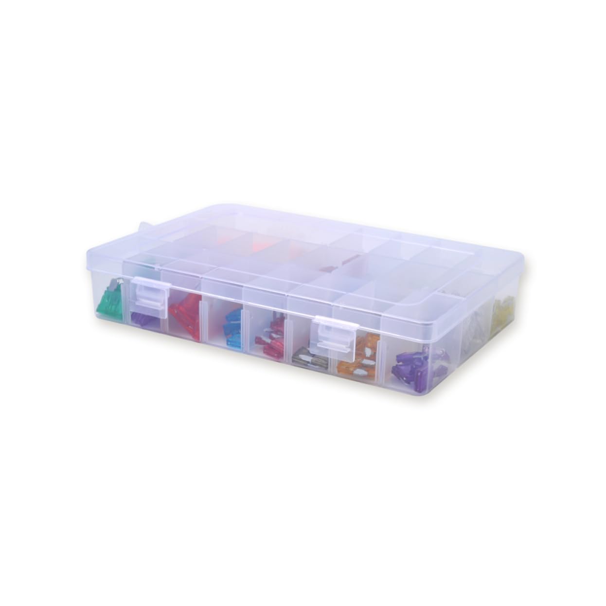 OUNONA 169pcs Car Assortment Kit Fuse Tester Includes Medium and Small Sized Fuses Coded Protection for Circuit and Overload for Dc Vehicle Electronics