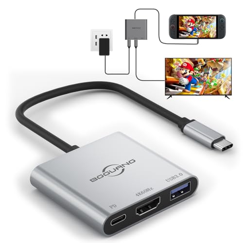 Switch 2 Dock 4K@60Hz TV�A�_�v�^�[ �|�[�^�u��TV�h�b�L���O�X�e�[�V���� Switch / Switch2 / Steam Deck/ROG Xbox Ally X 3 in 1 100W PD / USB3.0 / HDMI2.0