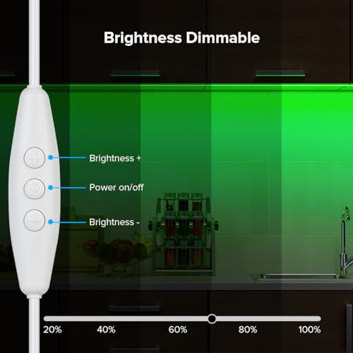Image of BTF-LIGHTING 5V USB Green Color COB LED Strip Lights Super Bright Dimmable LED Tape Light,3.28FT 320LEDs Flexible Light Strip with Strong 3M Tape for 3D Printer,TV Backlight,Cabinet,Home Lighting